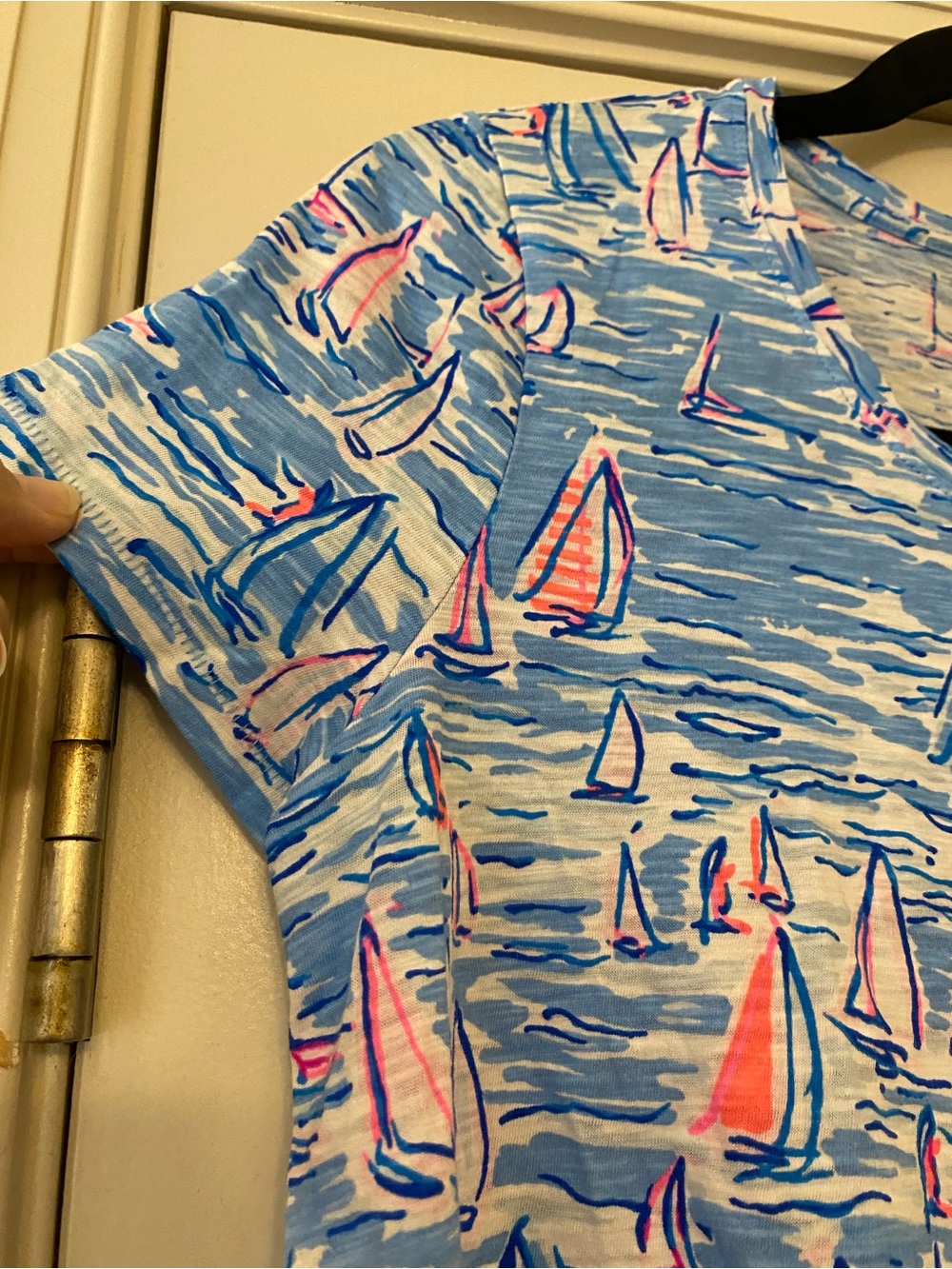 Lilly Pulitzer Small Nautical Sailboat Tee - Picture 2 of 4